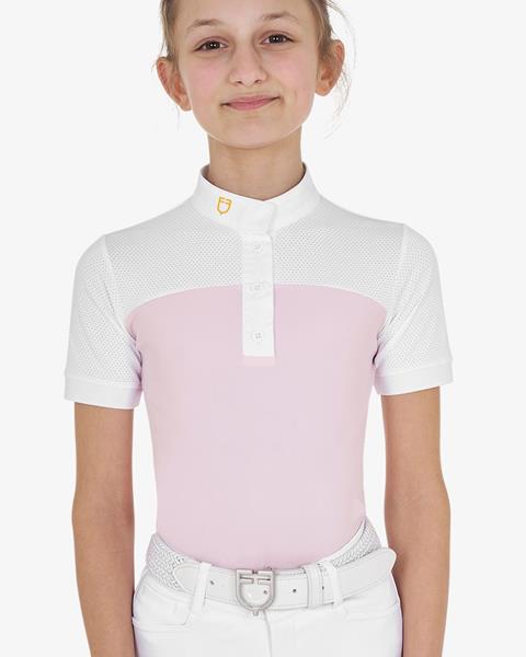 POLO COMPETICIÓN NIÑA BOTONES  EQUESTRO